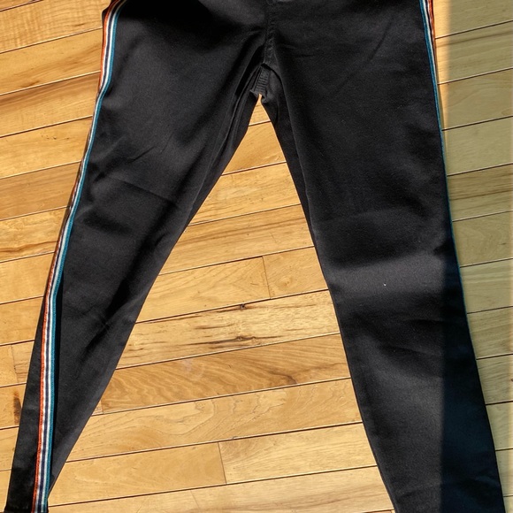 BB Dakota black jeans with stripe detail 4 avail - Picture 2 of 6